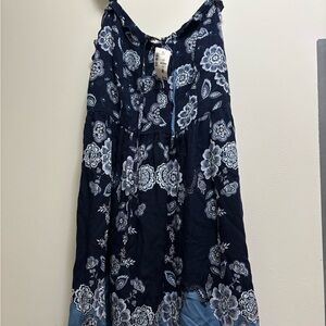 Floral Navy Dress